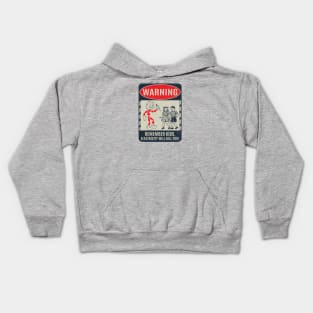 CIPS Vintage Sign - Electricity will kill you Kids Hoodie